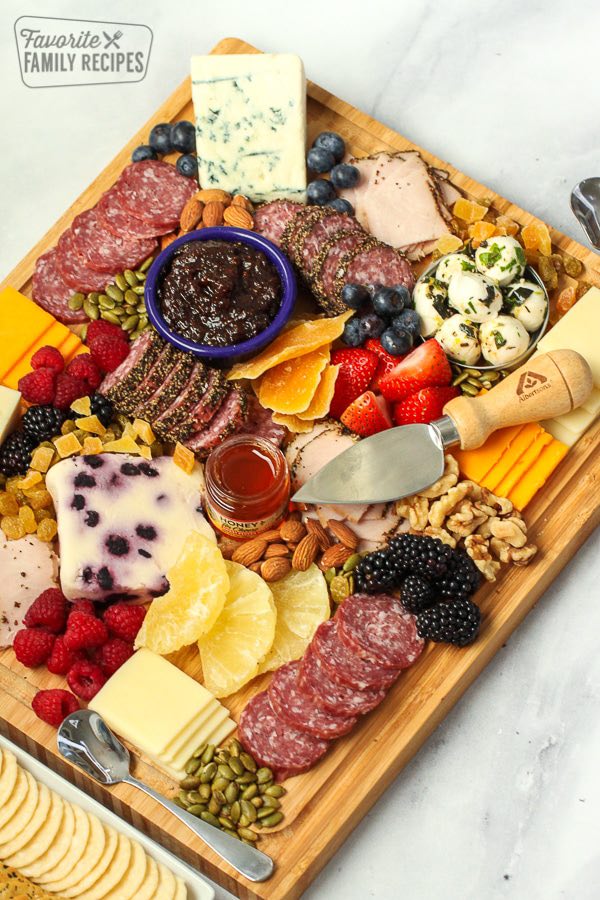 Charcuterie Meat, Cheese Tray