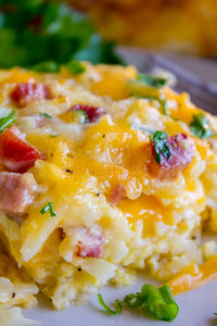 Oven Freezer Prep-Ham Breakfast Casserole(GF)