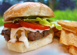 Grill Freezer Prep-Buffalo Ranch Burger