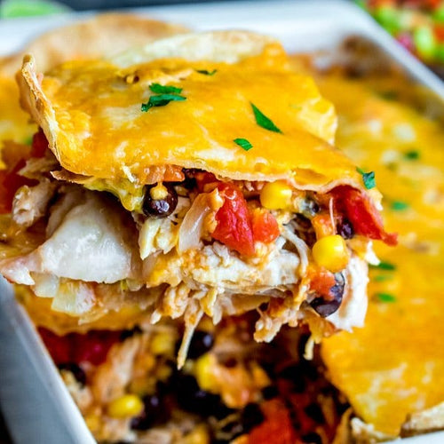 Oven Freezer Prep-Chicken Tortilla Bake