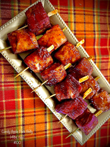 Smoked Candy Apple Pork Belly