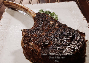 Smoked USDA Prime Beef Tomahawk Steak